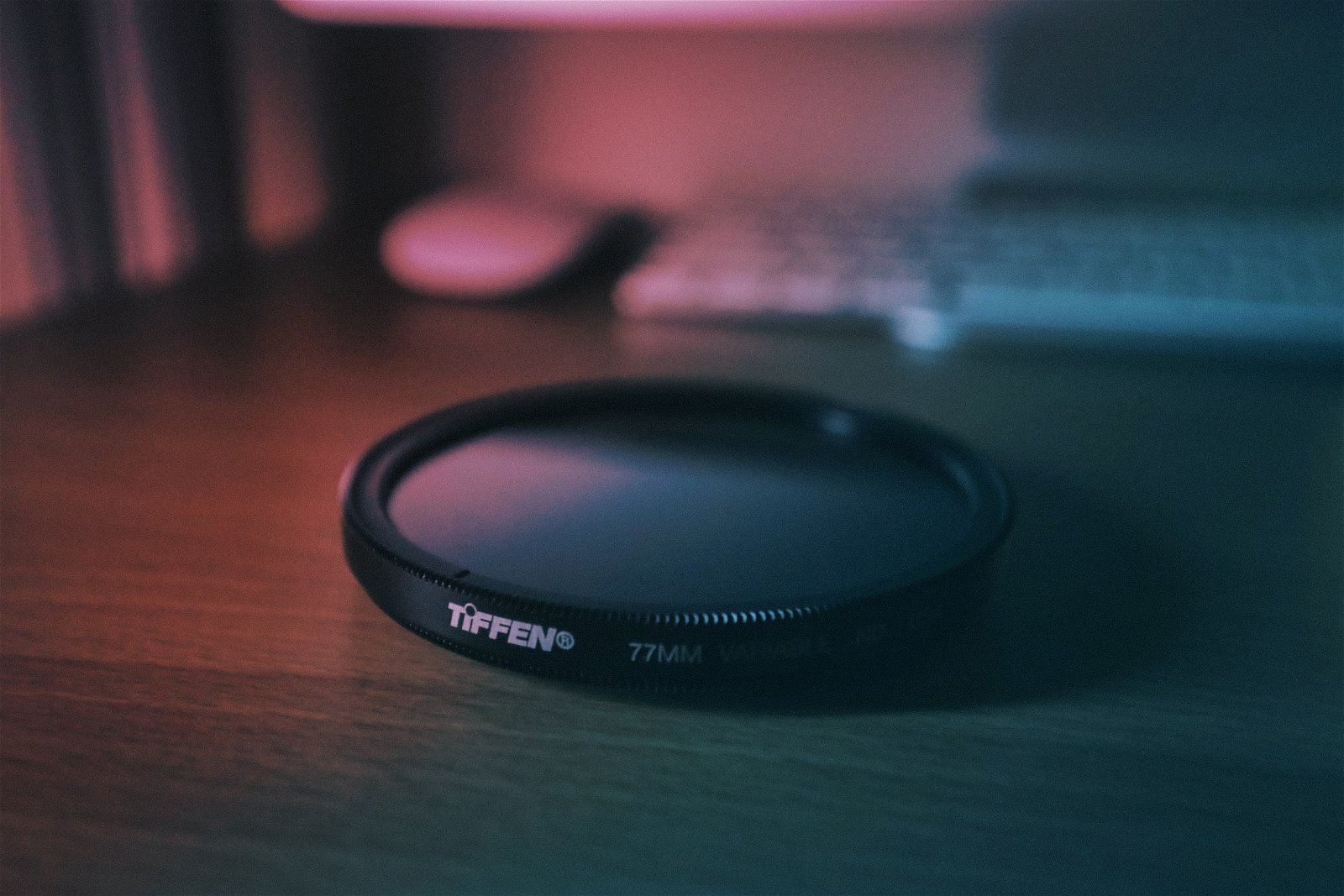 photo of a polarising filter