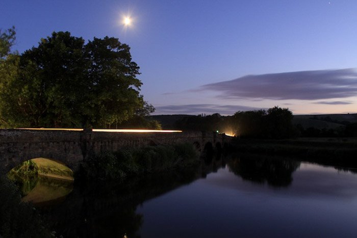 A Lake At Twilight shot using Evaluative Metering Mode