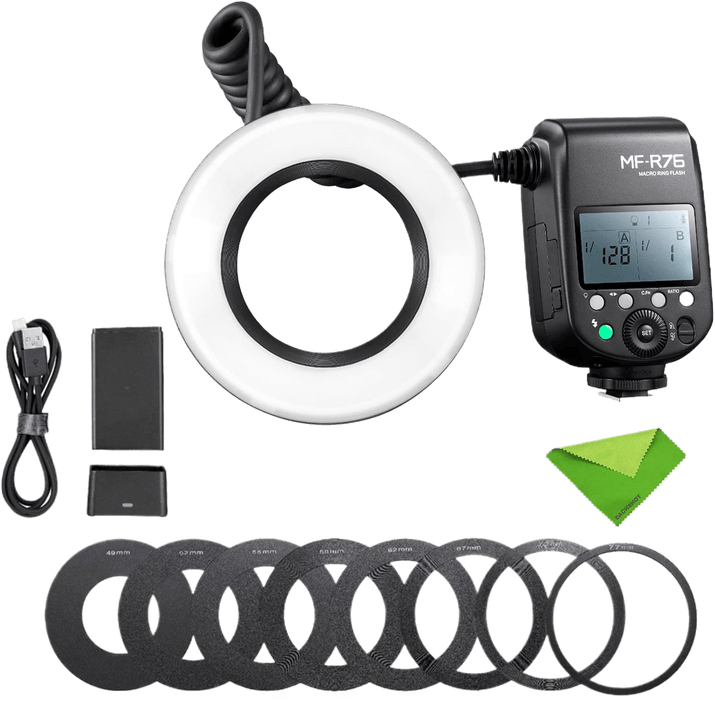 Godox MF-R76 Macro LED Ring Flash Speedlite