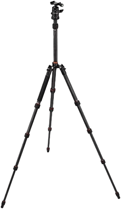 Lightweight Carbon Tripod: 2.16lb, 12.99″ Folded, Monopod